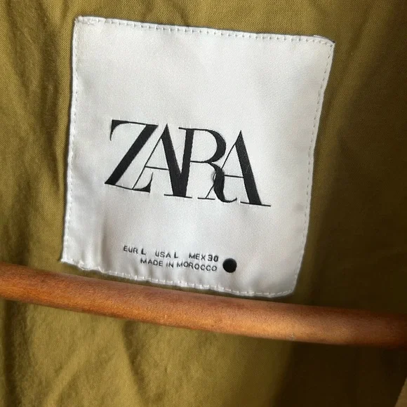 ZARA VELVET COAT ZW COLLECTION - Picture 8 of 16